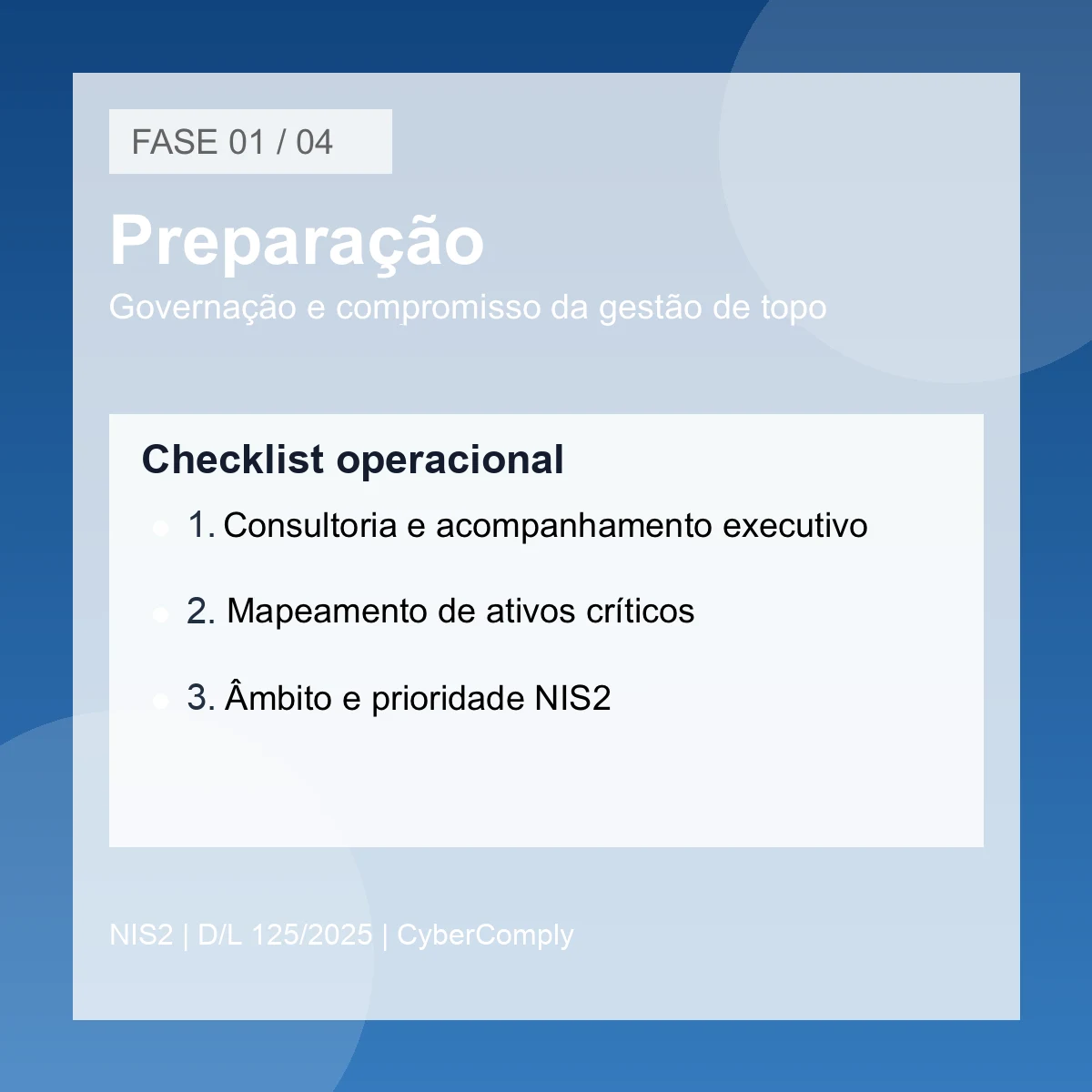 Guia passo a passo para conformidade NIS2